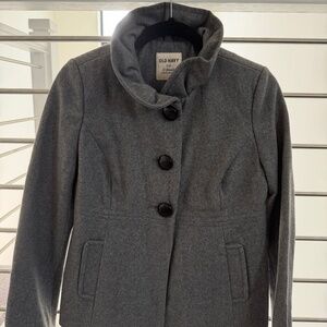XS Old Navy Grey Women's Coat Jacket